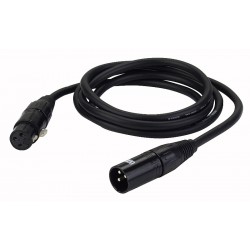 XLR DMX digitalkabel AES-EBU - 3 mtr.