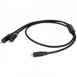 Apple Lightning - 2 RCA han 150 cm