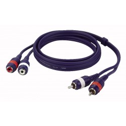 Phono forlænger kabel - 75 cm.