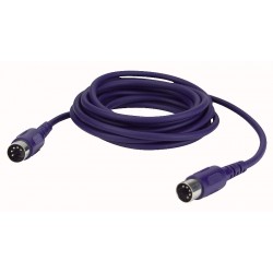 Midi kabel 5 polet / 3 leder - 10 mtr.