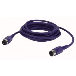 Midi kabel 5 polet / 3 leder - 3 mtr.