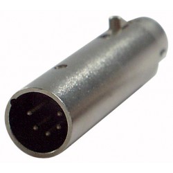 DMX adaptor 5 pol XLR han -> 3 polet XLR hun