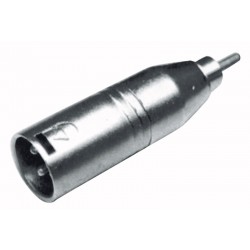 Line adaptor XLR han -> phono han
