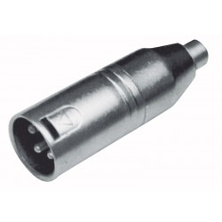 Line adaptor XLR han -> phono hun