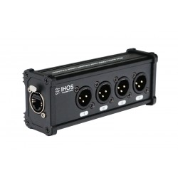 XLR over Ethernet, 4 stk han XLR