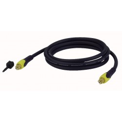 Optisk kabel med lille adaptor - 1,5 mtr.