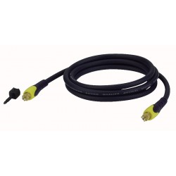 Optisk kabel med lille adaptor - 6 mtr.