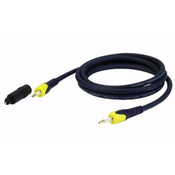 Optisk kabel med stor adaptor - 75 cm.