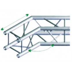 FQ30 bro firkant 30x30 cm - 135 grader hjørne