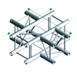 FQ30 bro firkant 30x30 cm - 4 vejs kryds