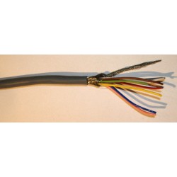 8-leder multikabel med skærm - 1 mtr.