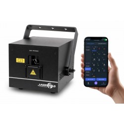 Laserworld CUBE-7 med styring via app & batteri
