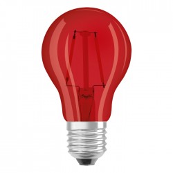 Rød LED pære E27 2,5W