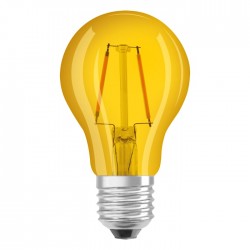 Gul LED pære E27 2,5W