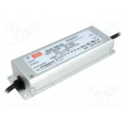 MW strømforsyning PSU 24V DC 100W IP67 indstøbt