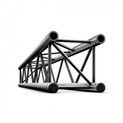 PQ30 firkantet truss 300cm sort