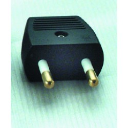 Dansk 230V hanstik til kabel - stødsikker