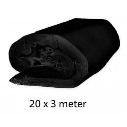 Dekomolton sort 160g rulle 20x3 meter
