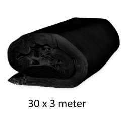 Dekomolton sort 160g rulle 30x3 meter