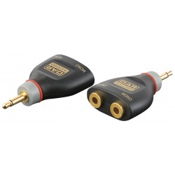 Adaptor mini-jack til 2 x mini-jack splitter