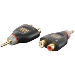 Xcaliber adaptor mini-jack -> 2xphono left & right