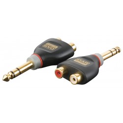 Xcaliber adaptor jack -> 2 x phono left & right