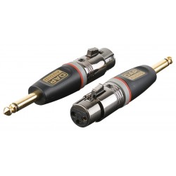 Xcaliber adaptor XLR hun -> jack han mono