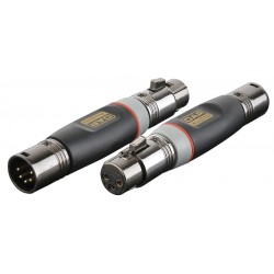 Xcaliber adaptor 5 pol XLR han -> 3 polet XLR hun