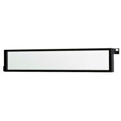 19" nix pille panel 2U med klar PVC plade