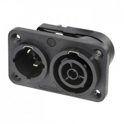 Neutrik PowerCON TRUE1 TOP Inlet/Outlet Chassis IP65