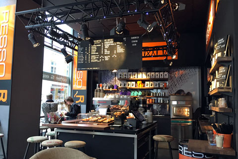 Cafe Belysning LED spot lys sort bro