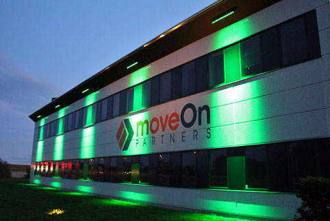 LED Facade belysning farve hvid RGBW oplys Greve groen