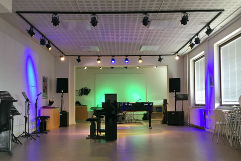 RGBW LED lys skole lille scene teater DMX