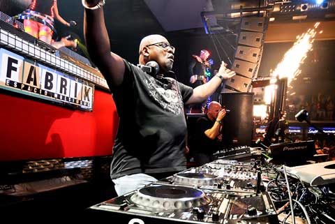 Carl Cox spiller på Pioneer DJ