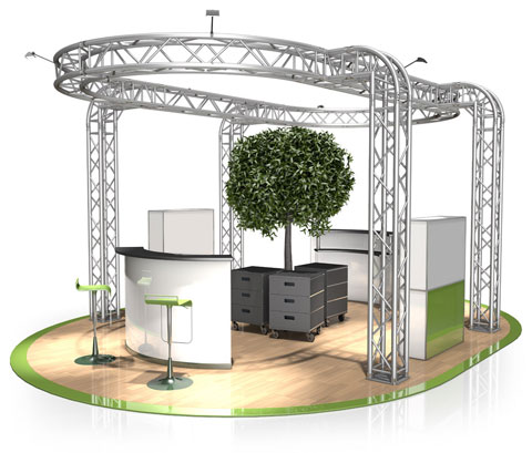 Messestand udstilling truss bro messe godkendt TÜV