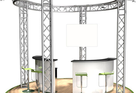 Messestand udstilling 6x8 mtr kundemoede bro messe