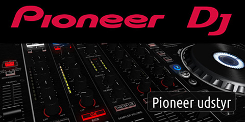 pioneer dj cdj djm xdj mixer cd hoejttaler hovedtelefon høretelefon 